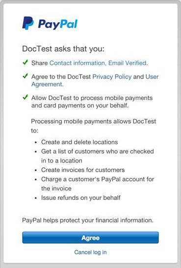 Paypal unable to authorize card